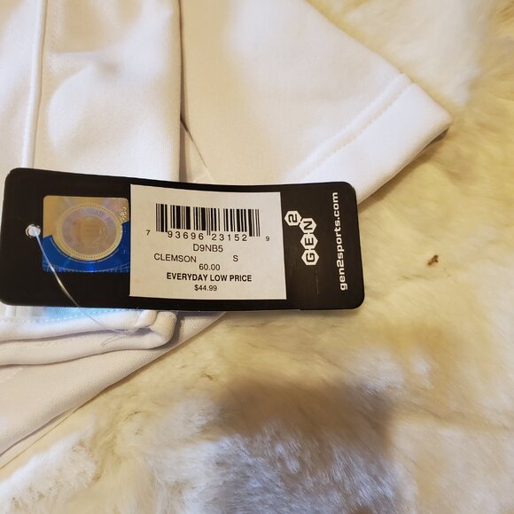 Gen 2 Full-Zip Jacket Clemson Tigers Paw Embroidered Logo S thumb holes NWT - Picture 6 of 8